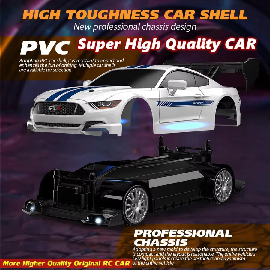 Carros de alta velocidade RC Drift Veículo Mustang