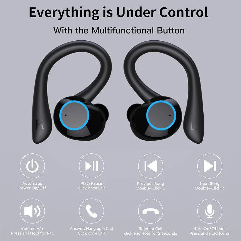 Fone De ouvido Bluetooth V5.0