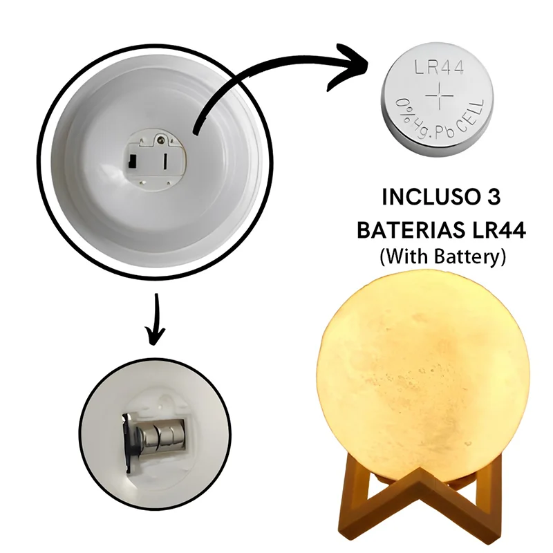 Luminaria de lua Led