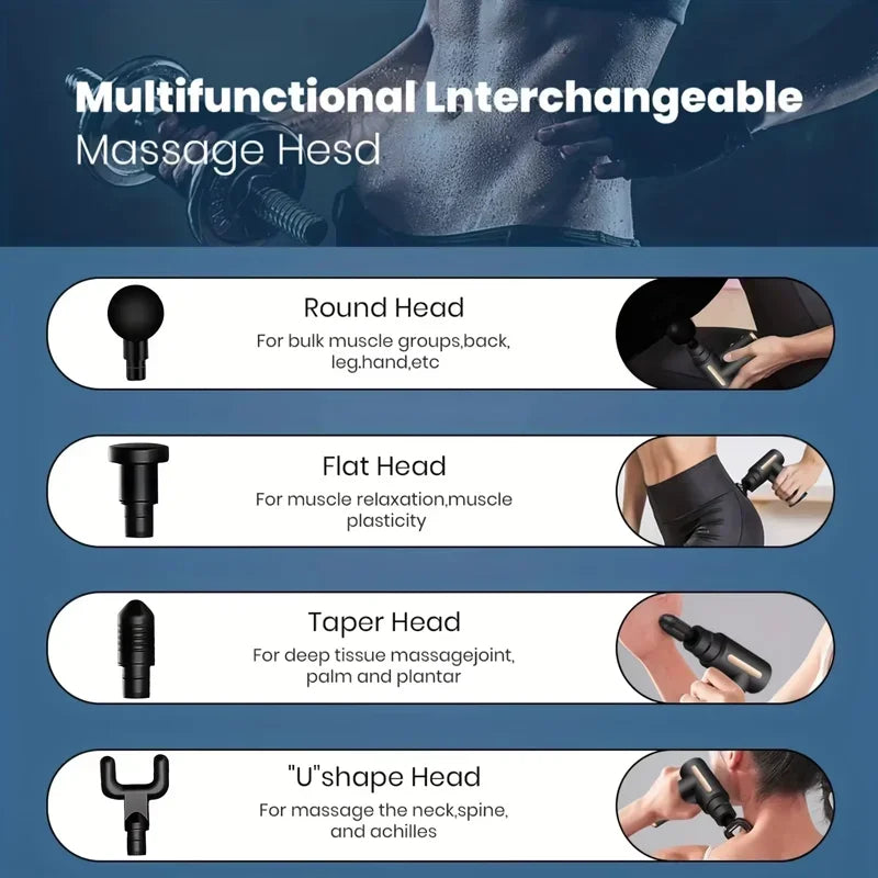 Pistola de massagem fascial