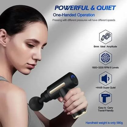 Pistola de massagem fascial