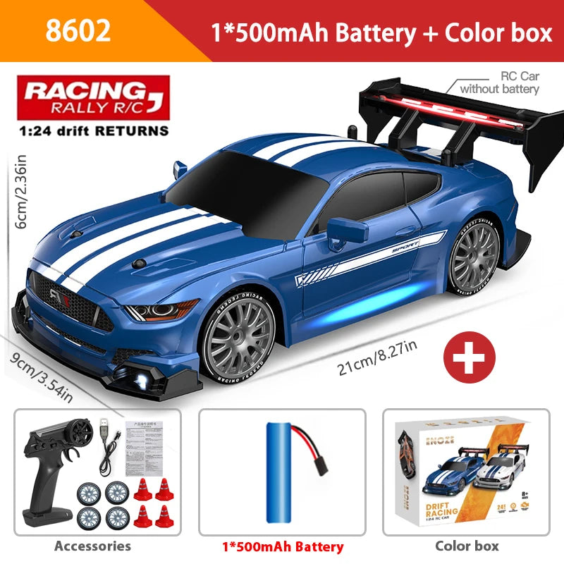 Carros de alta velocidade RC Drift Veículo Mustang