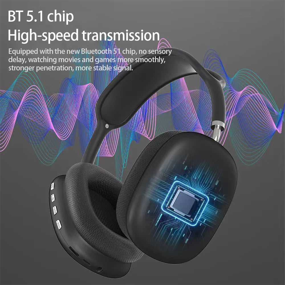 Haedphone sem fio Bluetooth P9